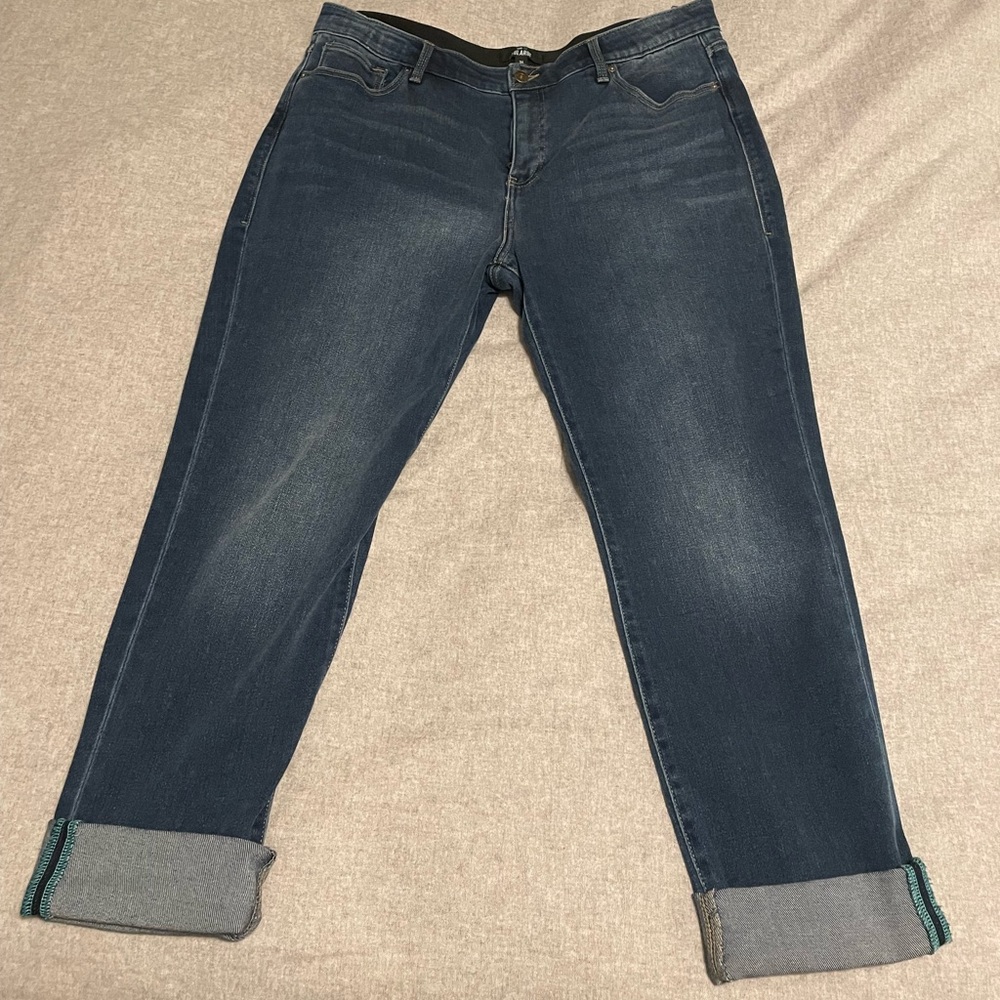 LuLaRoe Laguna Blue Boyfriend Jeans EUC